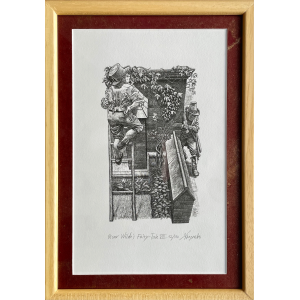 Iassen Ghiuselev Framed Algraphy Oscar Wildes Fairy Tale VIII Friends and ivy